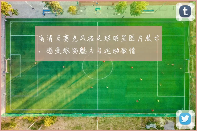 高清马赛克风格足球明星图片展示，感受球场魅力与运动激情